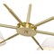 Z-Lite Leila Chandelier, 6-Light, 63 In.W x 10.75 In.H, Luxe Gold/White Linen 744-63R-LG - alternate 8